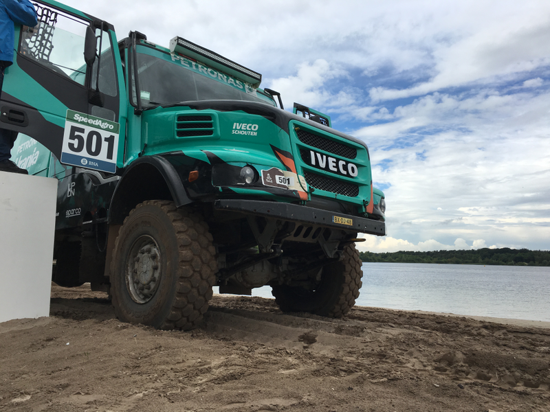 Illustration for article titled Riding shotgun in a Rally Truck: Iveco Dakar Business Days